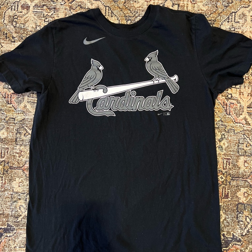 Men’s Nike St. Louis Cardinals Black Graphic T-Shirt Medium